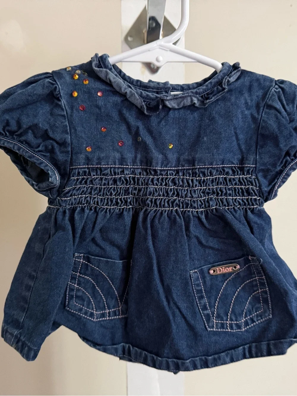 Baby Dior Denim Top